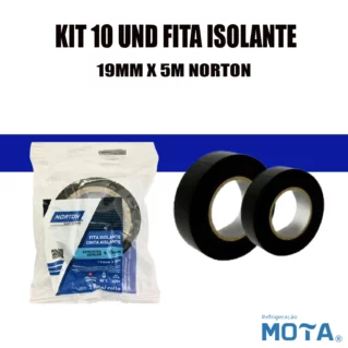 FITA ISOLANTE 05MT NORTON - KIT C/ 10 UND