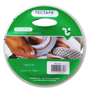 Fita Silver Tape Tectape plus 10m Branca